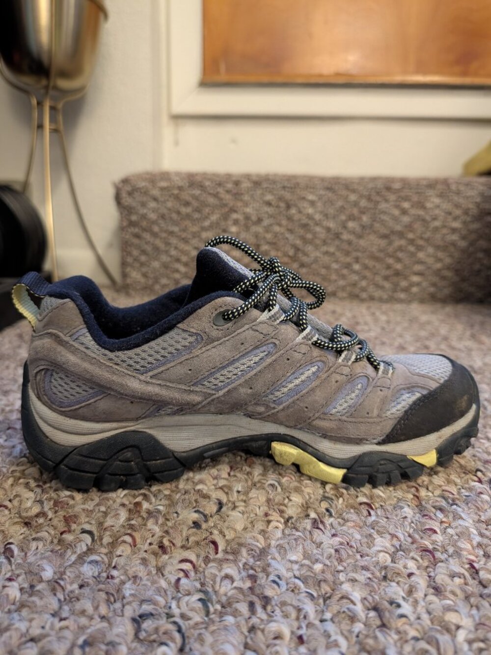 Merrell Moab 2 Vent Womens Hiking Shoes Taupe Vibram Sole Size 8.5 - Picture 5 of 6